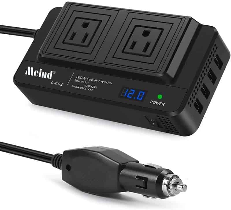 200 watt inverter with 4 USB Ports and 2 AC Sockets Manufacturer