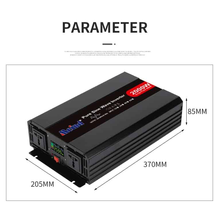 2000W Pure Sine Wave Power Inverter with LCD Factory