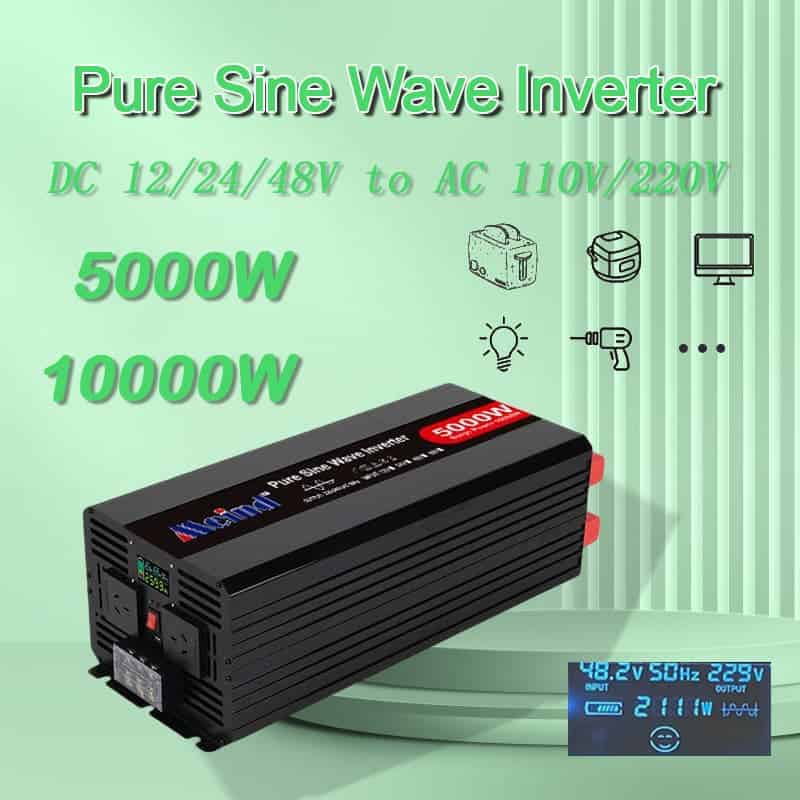 5000w 12v 220v power inverter modified sine wave output 230vac 12vdc  psi5000b 230v 240v